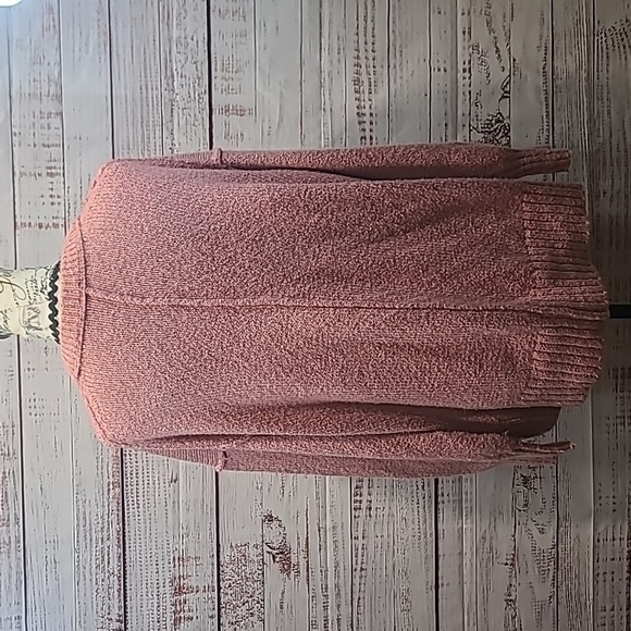 Free People v neck shaggy knit sweater - Picture 6 of 10